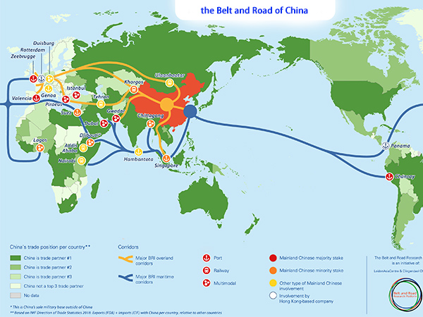 the Belt and Road of China
